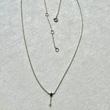 Star Diamond Charm Necklace 9k Gold Sample