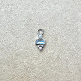 Opal, Moonstone & Morganite Earring Charm Sterling Silver Sample