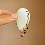 Mini Diamond Solitaire Huggie Hoop Earring 9k Gold Sample