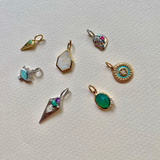 Moonstone Kite Pendant 9k Gold Sample