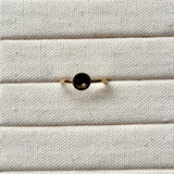 Diamond Disc Ring 9k Gold Sample Size N