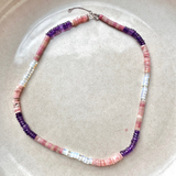 Chunky Beaded Necklace Sterling Silver Sample