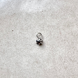 Sapphire Star Solitaire Charm Sterling Silver Sample