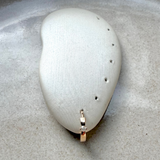 Mini Diamond Solitaire Huggie Hoop Earring 9k Gold Sample