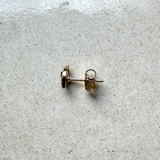 Sapphire & Diamond Eye Stud Earring 9k Gold Sample