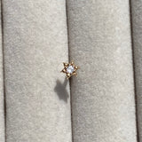 Diamond Star Stud Earring 9k Gold Sample