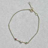 Trio Gemstone Bracelet 9k Gold Sample