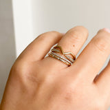 diamond stacking ring