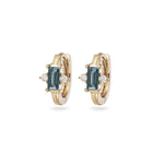blue stone huggies gold