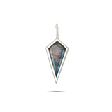 Labradorite Rhombus Pendant Sterling Silver