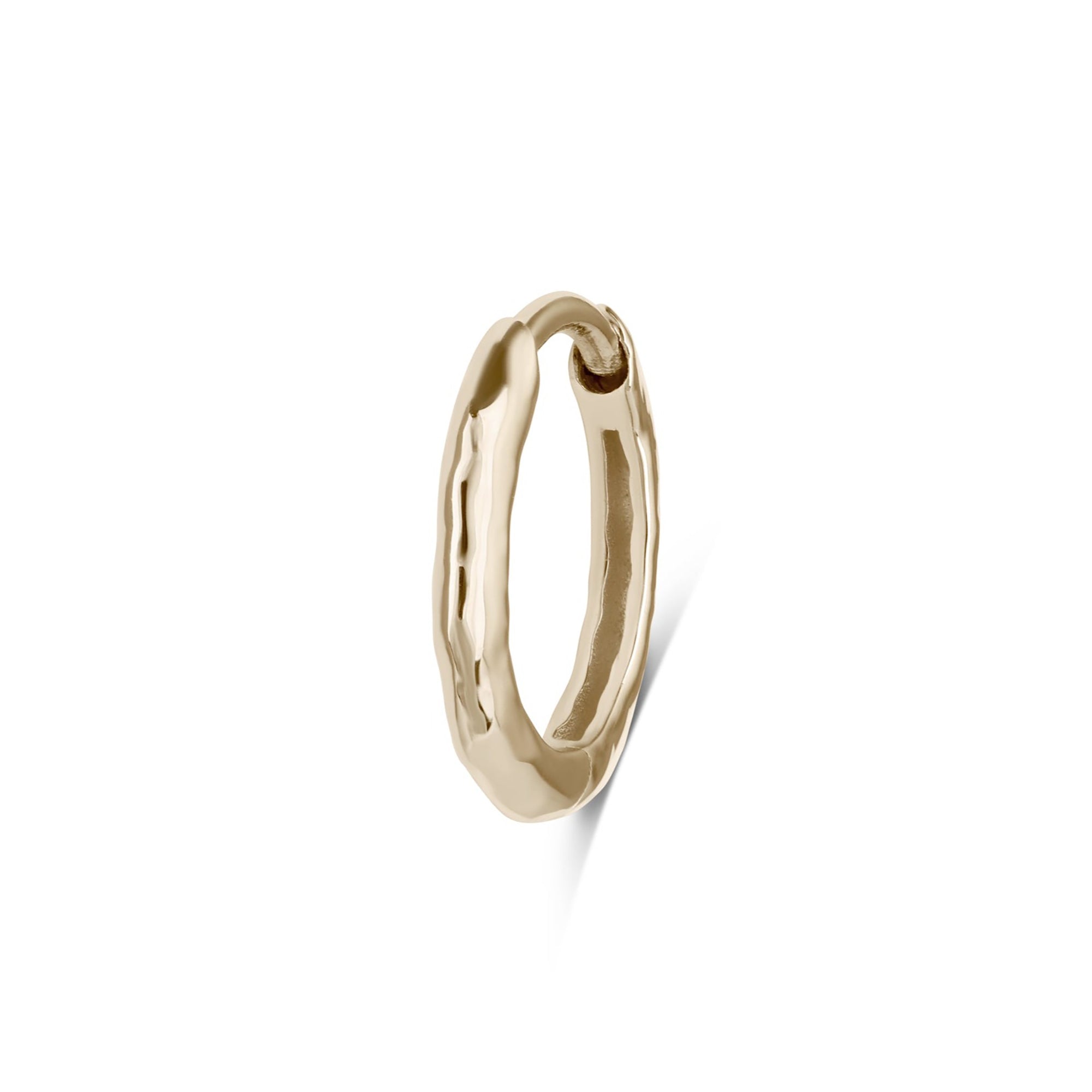 gold texture hoop white background