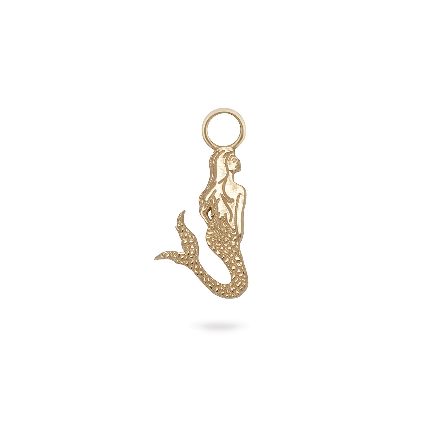 mermaid earring charm white back ground sold 