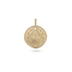 gold coin pendant