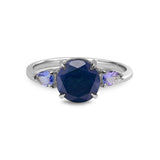 Sapphire & Tanzanite Ring Sterling Silver