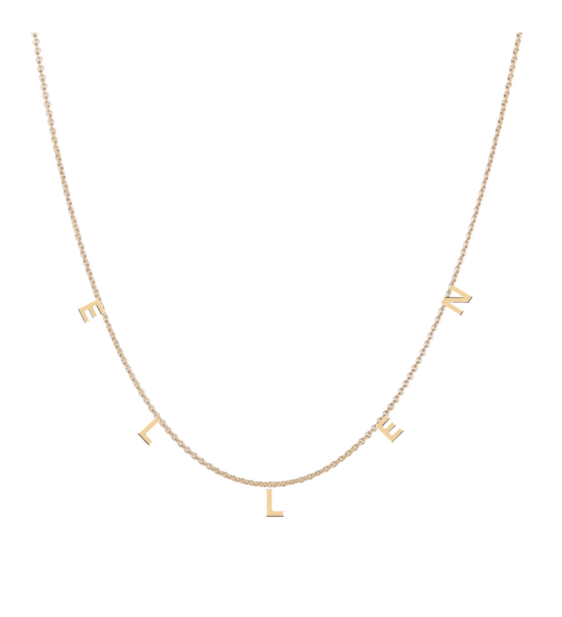 925 Silver Personalised Chain Necklace With Opening Golden | Parfois