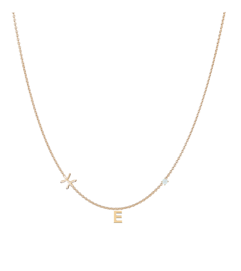 Personalised Charm Necklace 9k Gold