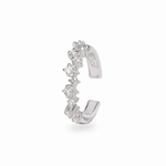 Topaz Scattered Ear Cuff Sterling Silver
on white background