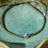 Turquoise Shell Bracelet Sterling Silver