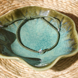 Turquoise Shell Bracelet Sterling Silver