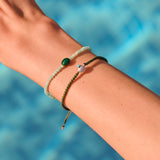Turquoise Shell Bracelet Sterling Silver