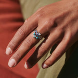 Raindrop Ring Sterling Silver