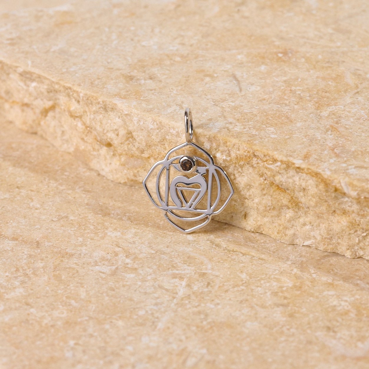 The Root Chakra Pendant Sterling Silver Sample