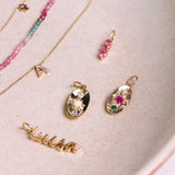 solid gold pendants including the Personalised Domed Pendant 9k Gold