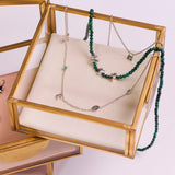 personalised pieces in jewellery box including the Personalised Initial Necklace Sterling Silver