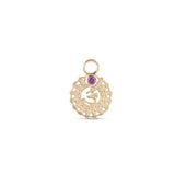 Crown Chakra Earring Charm 9k Gold