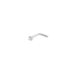 diamond nose stud solid gold