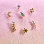 semi precious stone flat backs on marshmallow