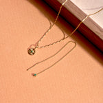 emerald birthstone pendant