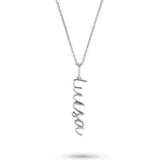 Personalised Name Pendant Sterling Silver