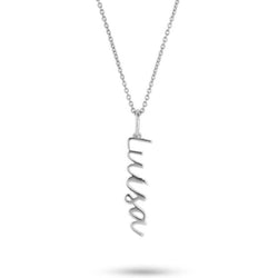 Personalised Name Pendant Sterling Silver