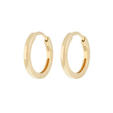 Medium Hoop Earring Pair 9K Gold