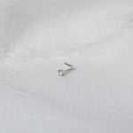 mini diamond nose stud still life