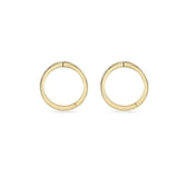 Mini Seamless Hoop Earring 9k Gold Pair