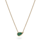 Personalised Raindrop Necklace 9k Gold