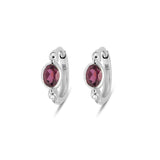 silver huggie earrings silver