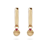 ruby shell hoops 9k gold white background