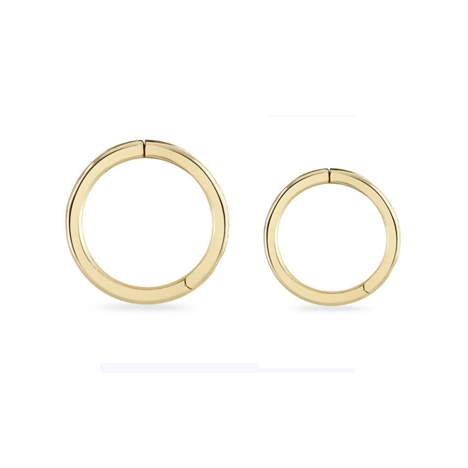 Seamless Hoop Earring 14k Gold