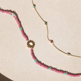 solid gold bracelets on stone
