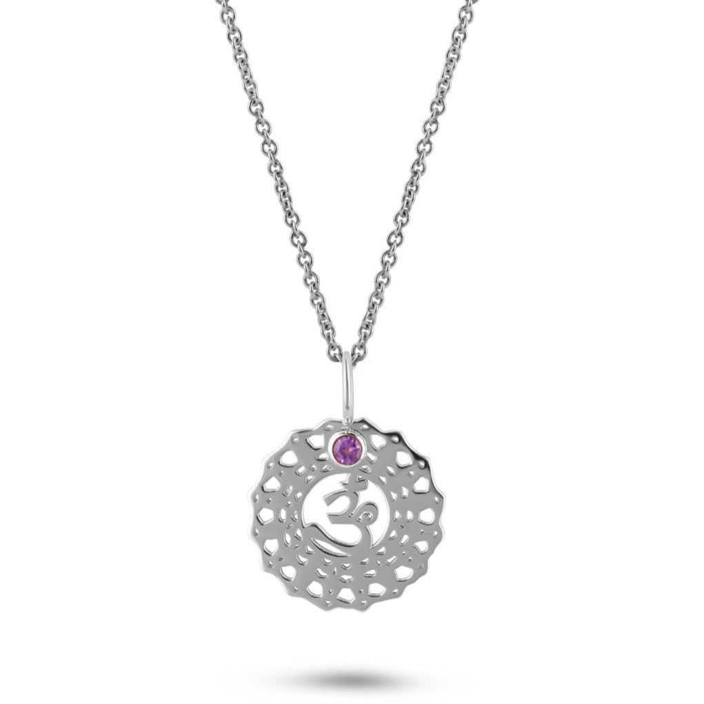 Crown Chakra Pendant Sterling Silver Sample