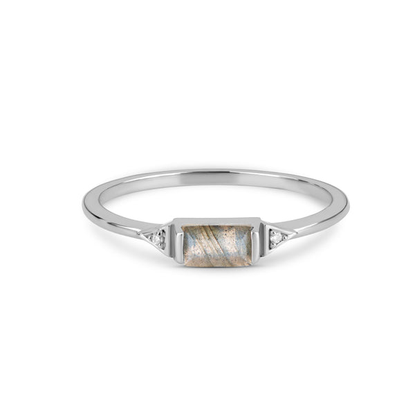 labraodrite silver ring