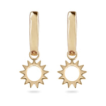 star hoops 9k gold white background