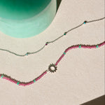 silver gem stone bracelets
