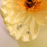 white gold flat back on flower