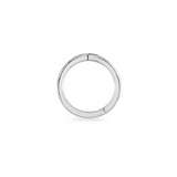Seamless Hoop Earring 14k White Gold