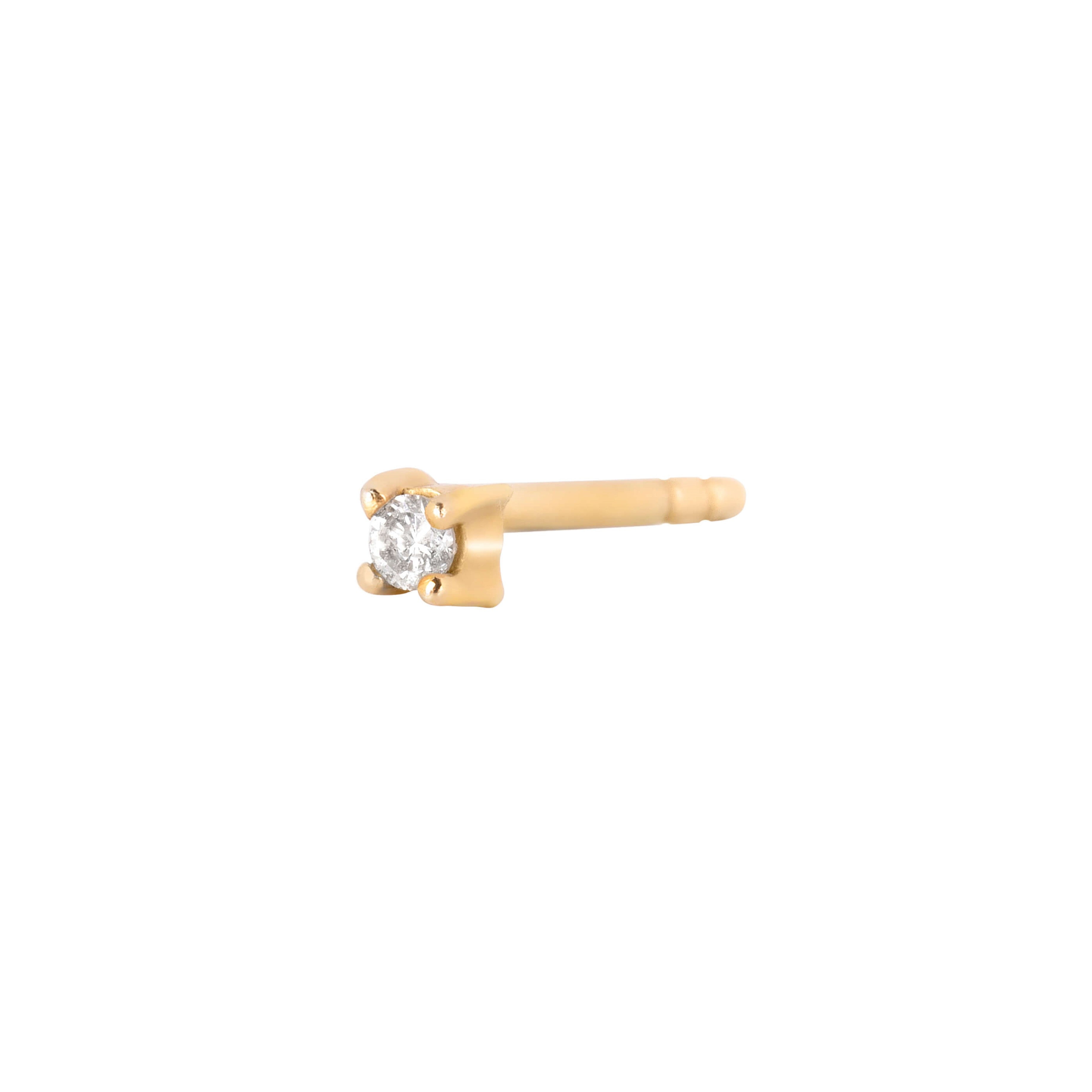 Mini Diamond Stud 9k Gold