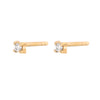 Mini Diamond Stud Pair 9k Gold